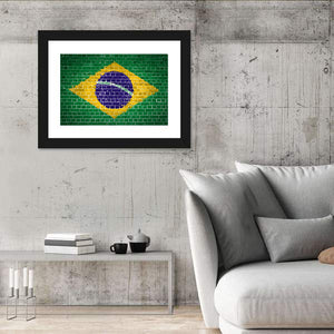 Flag Of Brazil Wall Art