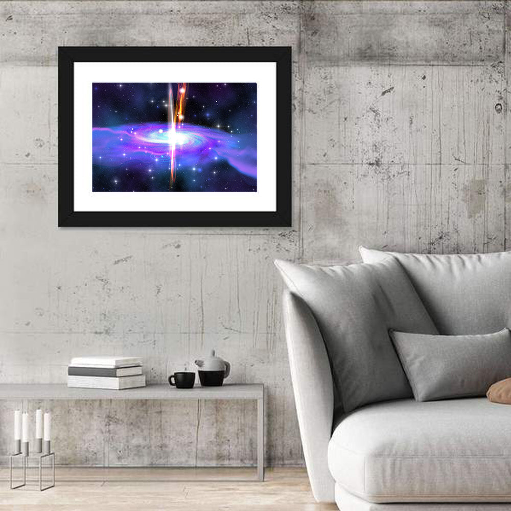 Stellar Black Hole Wall Art