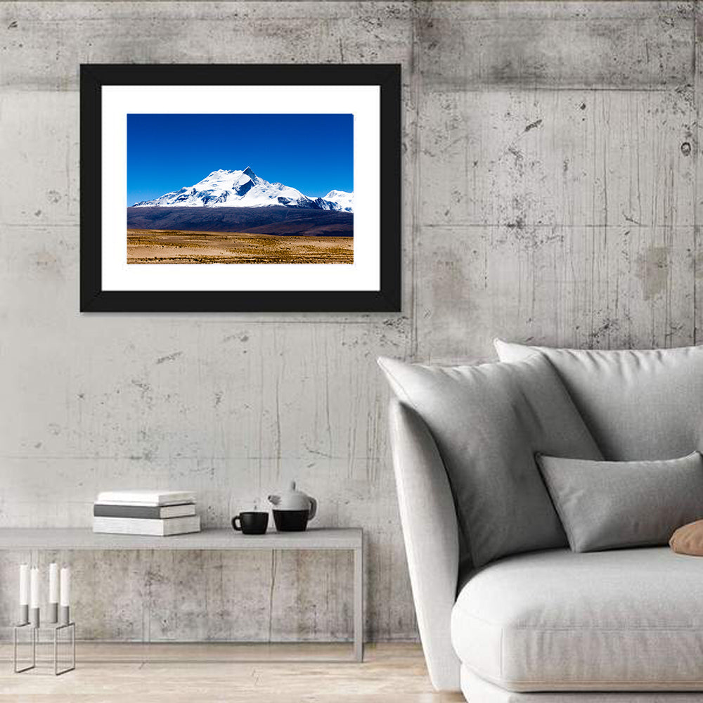 Mount Shishapangma, China Wall Art in a room, landscape