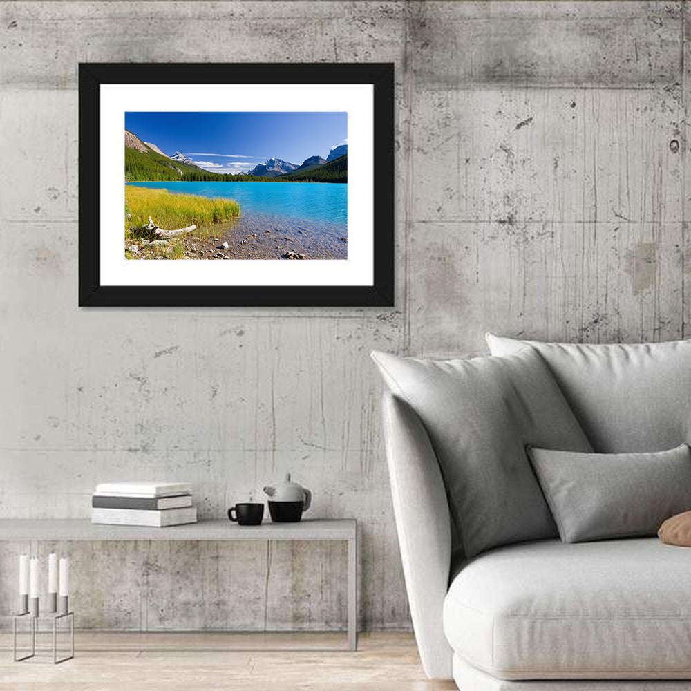 Jasper Lake with Driftwood Wall Art in a room, landscape