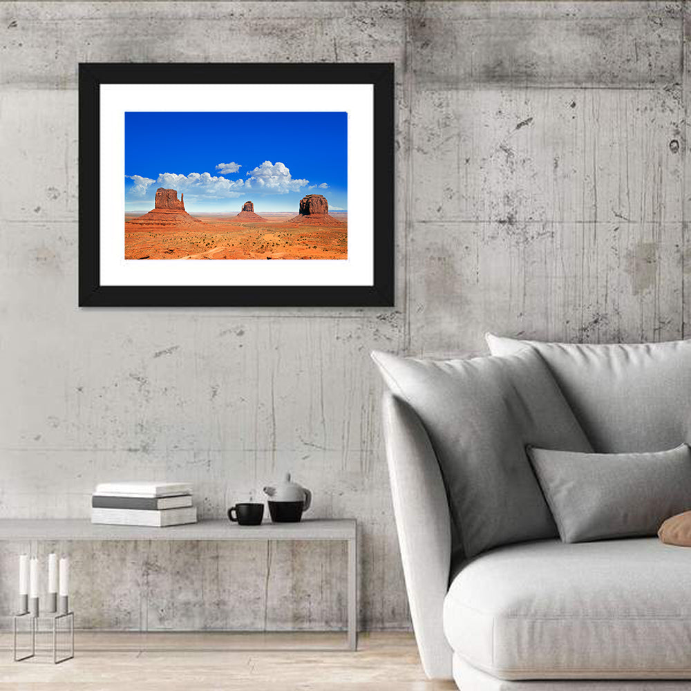 Monument Valley Buttes, Utah Wall Art in a room, landscape