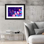Translucent Hexagon Pattern Wall Art