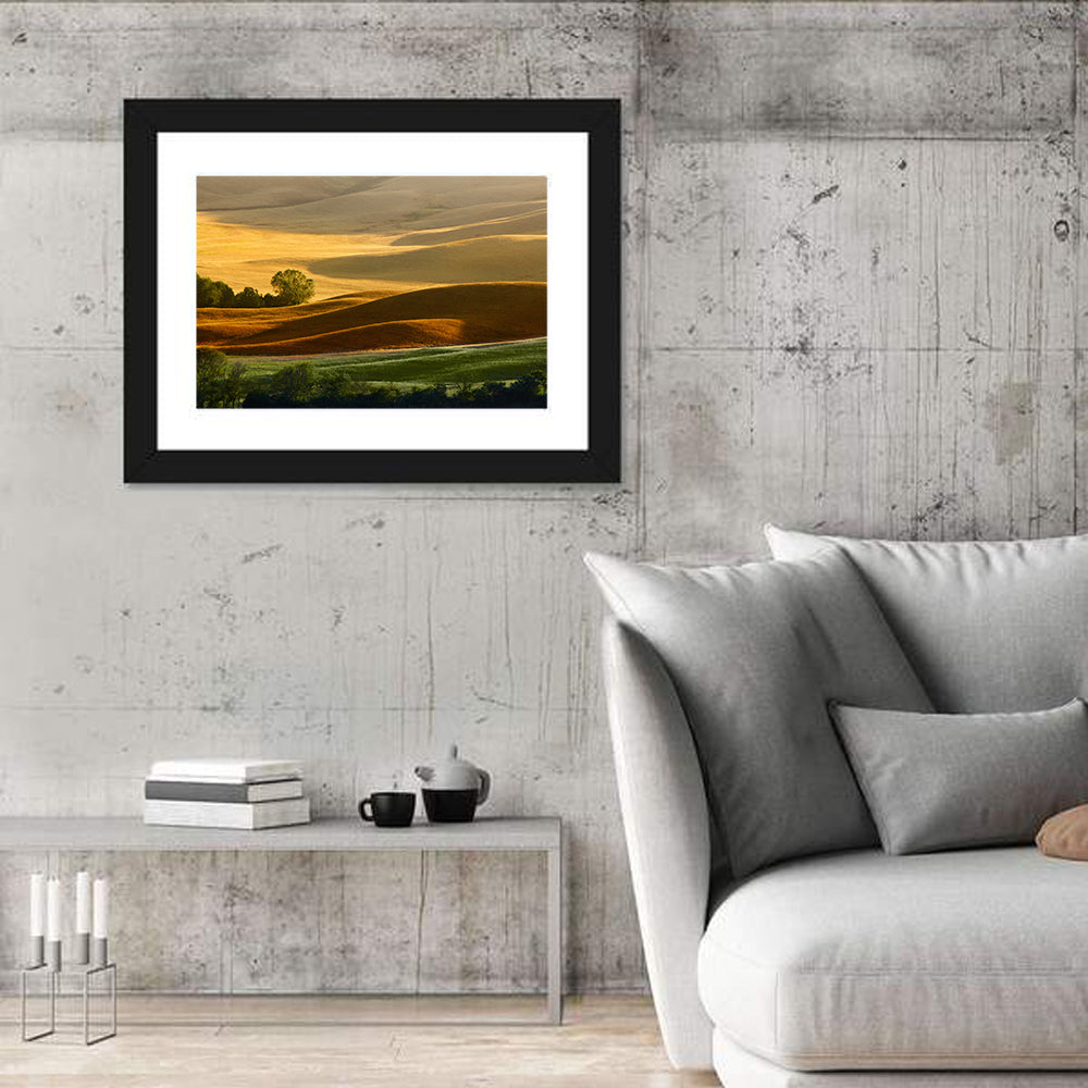 Golden Hills of Tuscany Wall Art