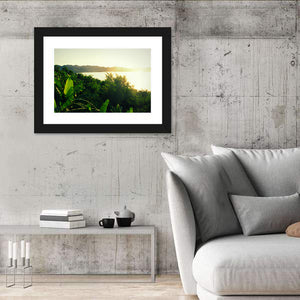 Sunrise At The Crater Lake Bosumtwi Wall Art