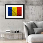 Romanian Flag Wall Art
