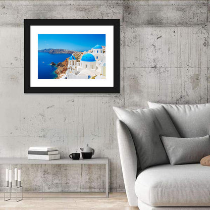 Santorini Island In Greece Wall Art