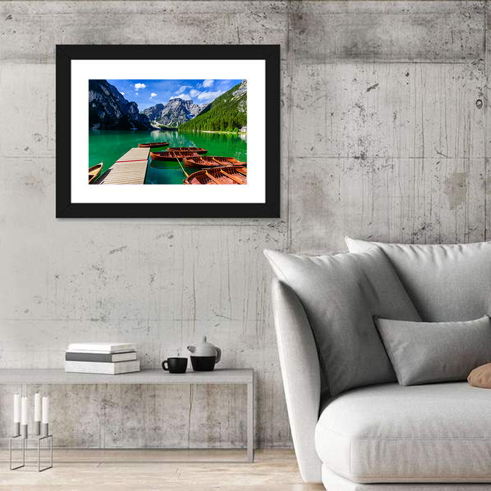 Lago Di Braies, Dolomites Wall Art