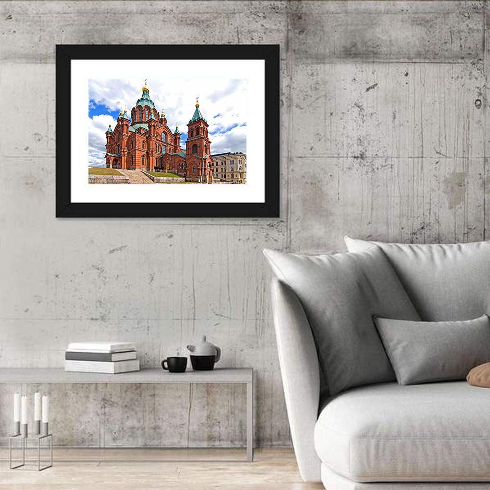 Uspenski Cathedral Helsinki Wall Art in a room, landscape