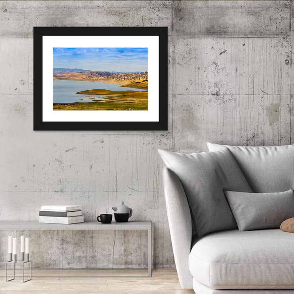 Cachuma Lake, Santa Ynez Valley Wall Art in a room, landscape