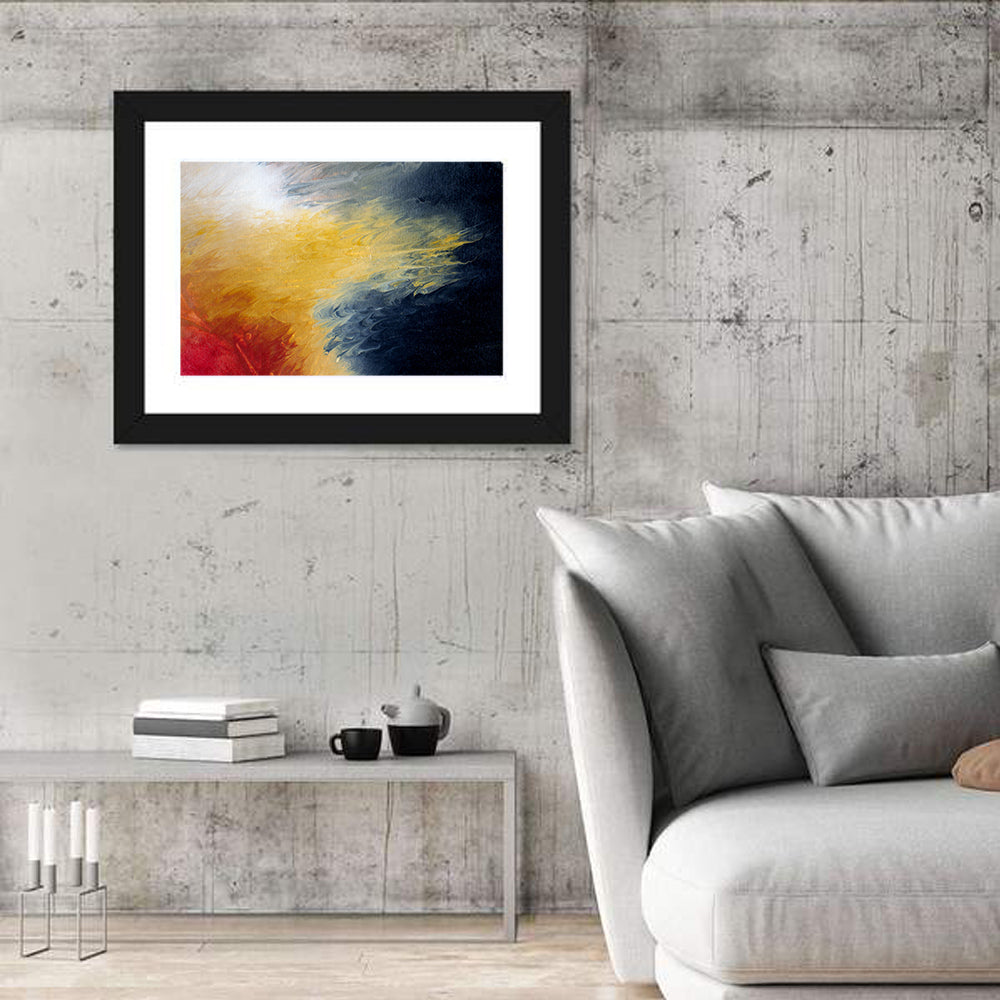 Solar Flare Oil Abstract Wall Art