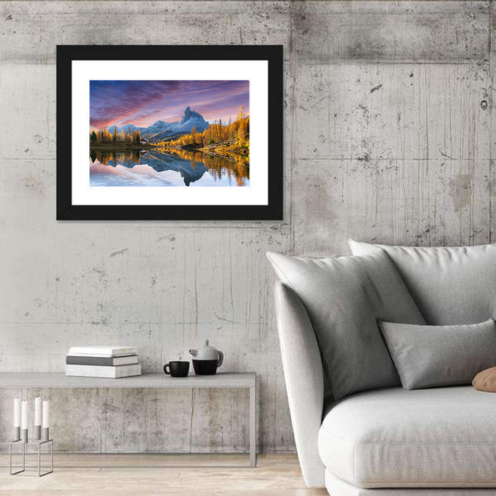 Lago Di Federa, Dolomites Sunset Wall Art