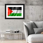 Palestine Flag Graphic Wall Art