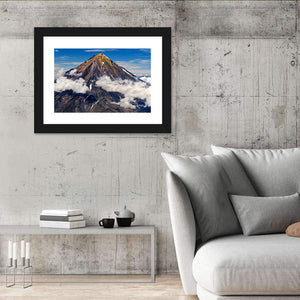 Koryaksky Volcano In Russia Wall Art