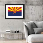 Arizona State Flag Graphic Wall Art
