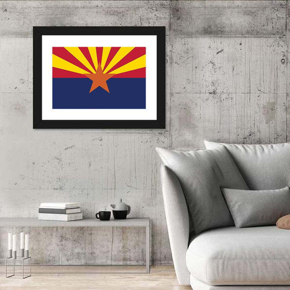 Arizona State Flag Graphic Wall Art