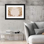 Marble Forest Silhouette Wall Art