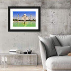 Taj Mahal Day Reflection Wall Art