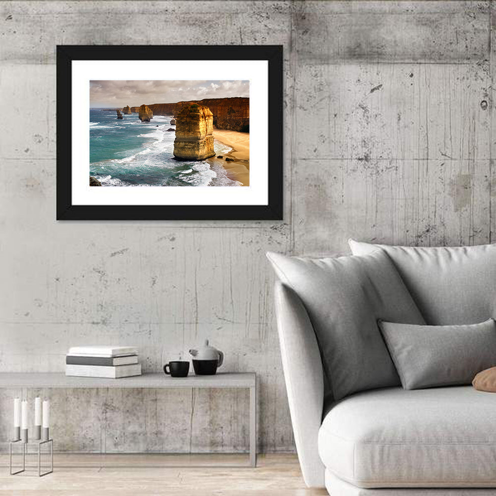 Twelve Apostles at Port Campbell Wall Art in a room, landscape