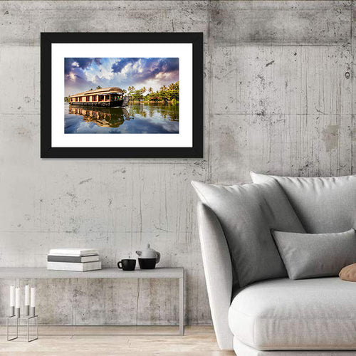 Alleppey Houseboat, Kerala Backwaters Wall Art