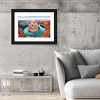 Horseshoe Bend Aerial, Page Arizona Wall Art