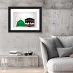 Masjid Al Haram and Masjid E Nabawi Wall Art