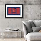 Utah State Map Graphic Wall Art