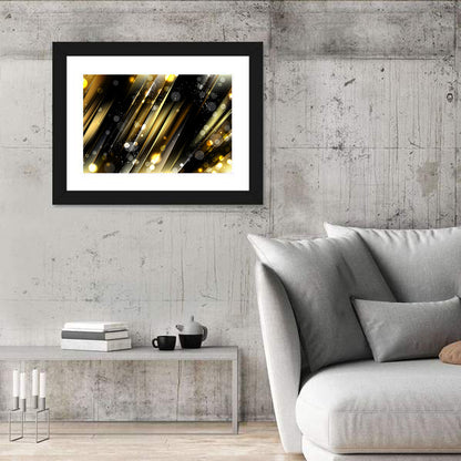 Black And Gold Abstract Wall Art