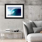Tropical Blue Barrel Wave Wall Art