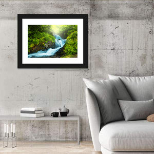 Creek In Forest Wall Art