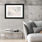 3d Floating Lotus Illustration Wall Art