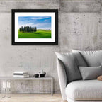 Tuscany Rolling Hills with Cypresses Wall Art
