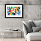 Hand Drawn Music Concept Wall Art