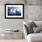 Misty Forest Lake Reflections Wall Art
