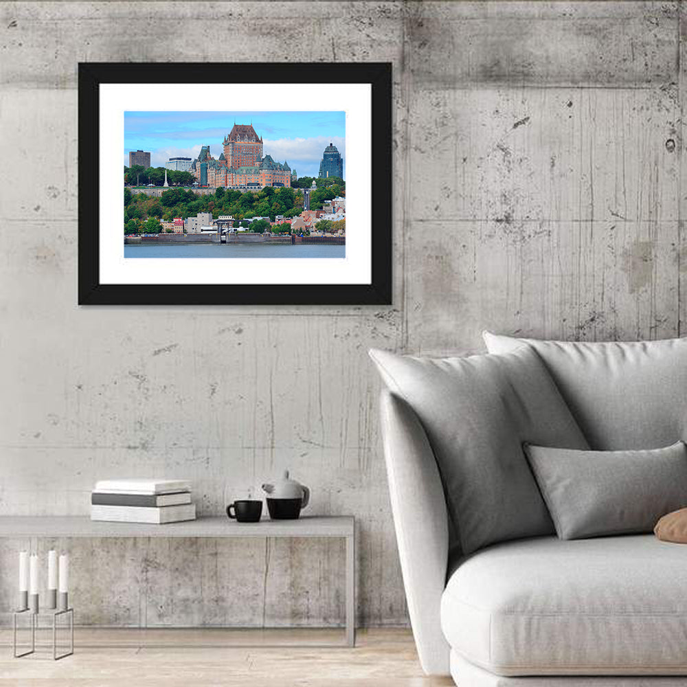 Quebec City Skyline with Chateau Frontenac Wall Art