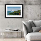 Mount Fuji Over Lake Ashi Wall Art