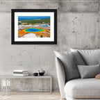 Grand Prismatic Spring Aerial View Wall Art