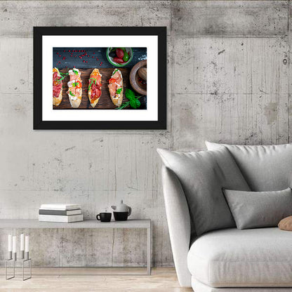 Traditional Bruschetta Set Wall Art