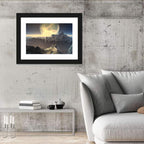 Moonlit Alien City Ruins Wall Art