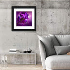 Purple Iris Macro Wall Art