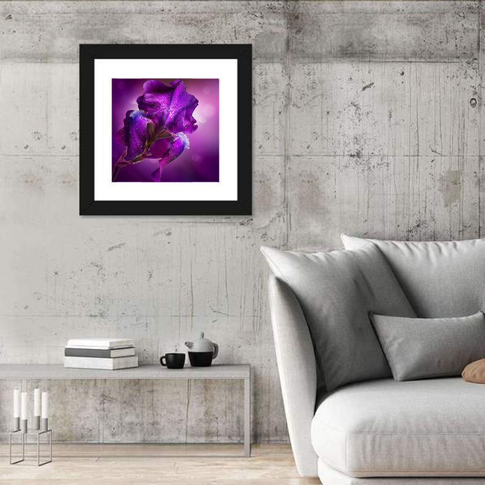 Iris Flowers Wall Art