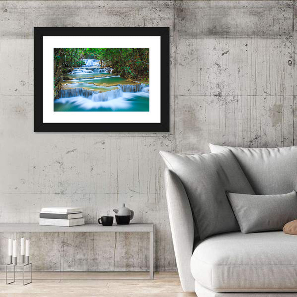 Kanchanaburi Multi-tiered Waterfall Wall Art