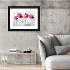 3d Quartet of Roses Wall Art