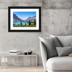 Bow Lake Turquoise Waters Wall Art