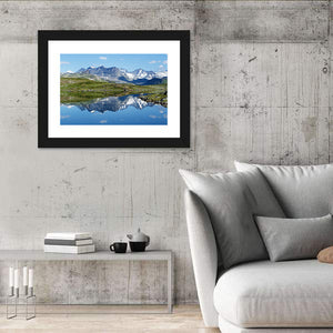 Mountain Lake In Jotunheimen National Park Wall Art