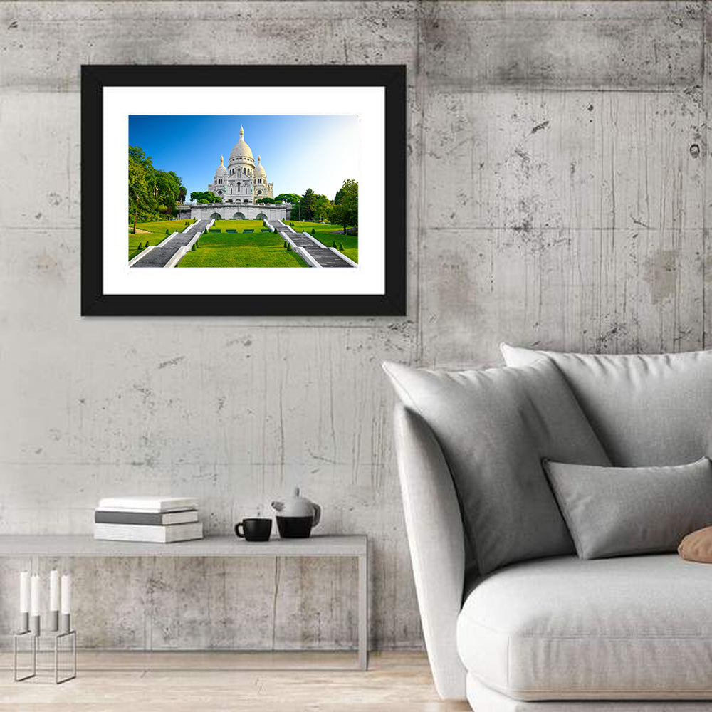 Sacré-cœur Basilica Paris Wall Art in a room, landscape
