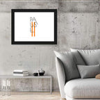 Pause Typographic Design Wall Art