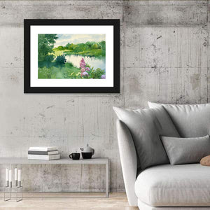 River Landscape Artwork Wall Art