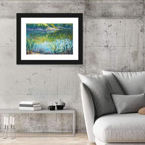 Calm Autumn Lake Wall Art