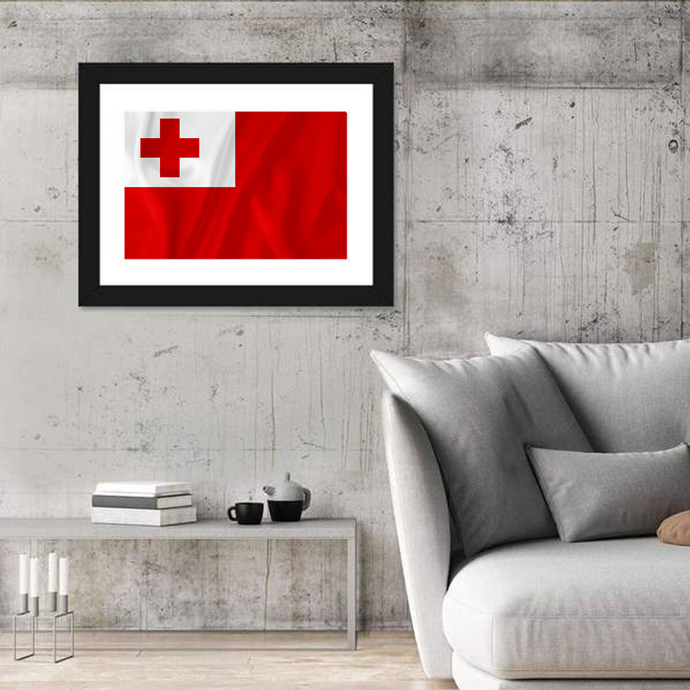 Tonga National Flag Wall Art