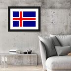 Icelandic Flag, Nordic Cross Wall Art